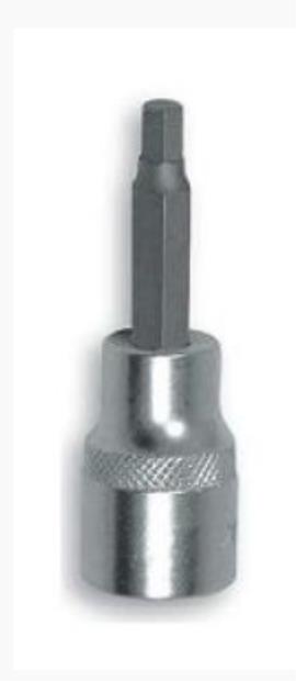 "Ključ nasadni sa imbus profilom 6 mm prihvat 1/2"" dužine 62 mm ASTA"